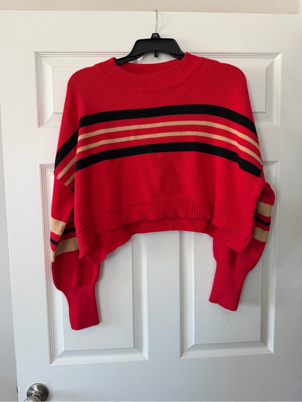 Free People Easy Street Stripe Crop Pullover